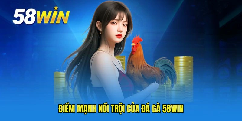 Điểm mạnh nổi trội của đá gà 58WIN
