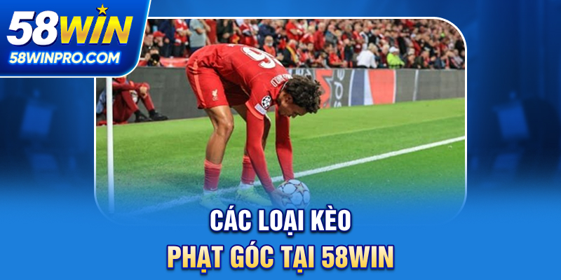 Các loại kèo phạt góc tại 58WIN