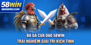 Đá Gà Cựa Dao 58WIN - Trải Nghiệm Giải Trí Kịch Tính