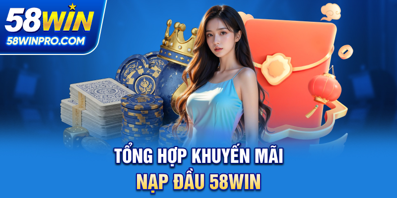 Tổng hợp khuyến mãi nạp đầu 58WIN